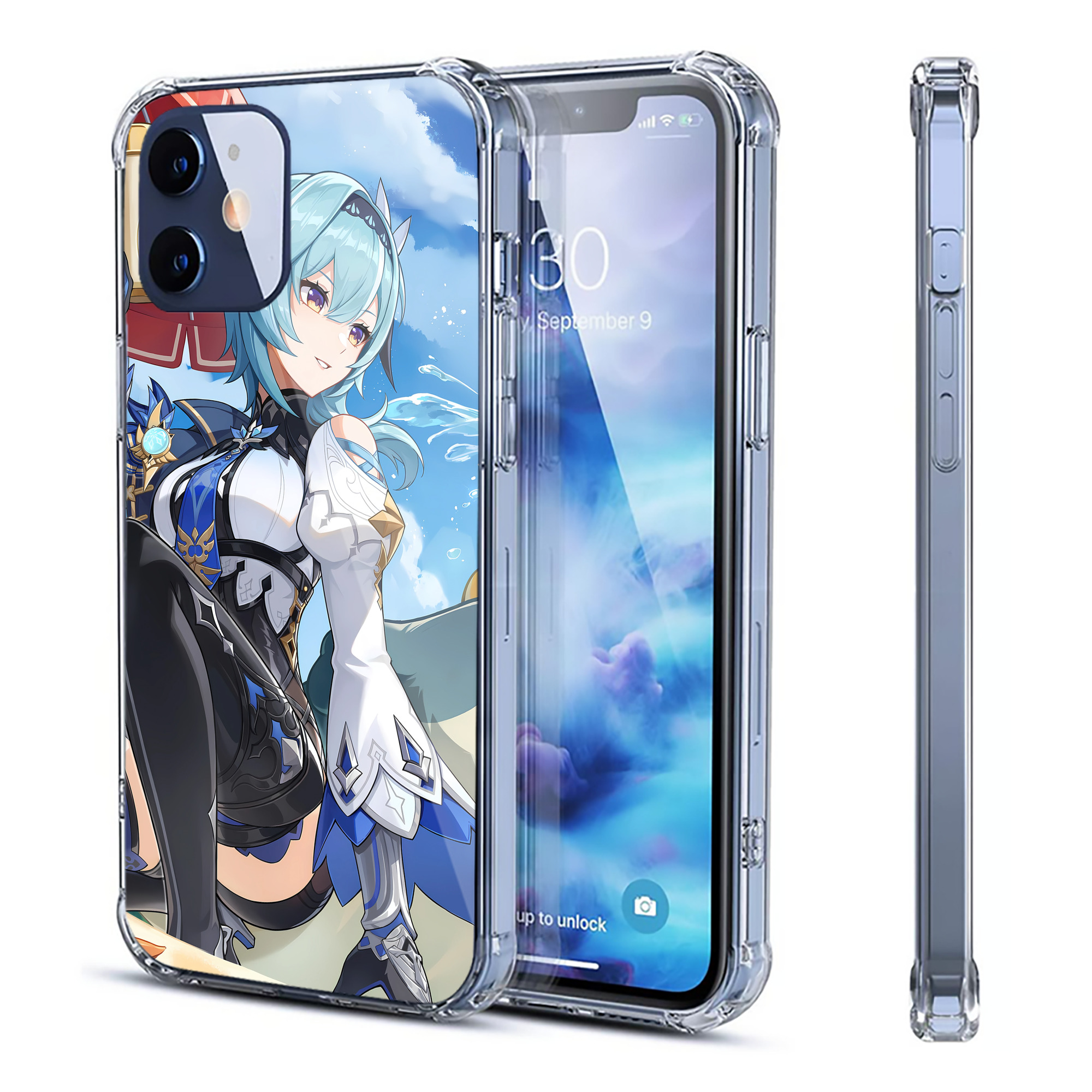 げんし神 genshin 【iPhone 12シリーズ対応】透明スマホケース（クリアソフトケース）